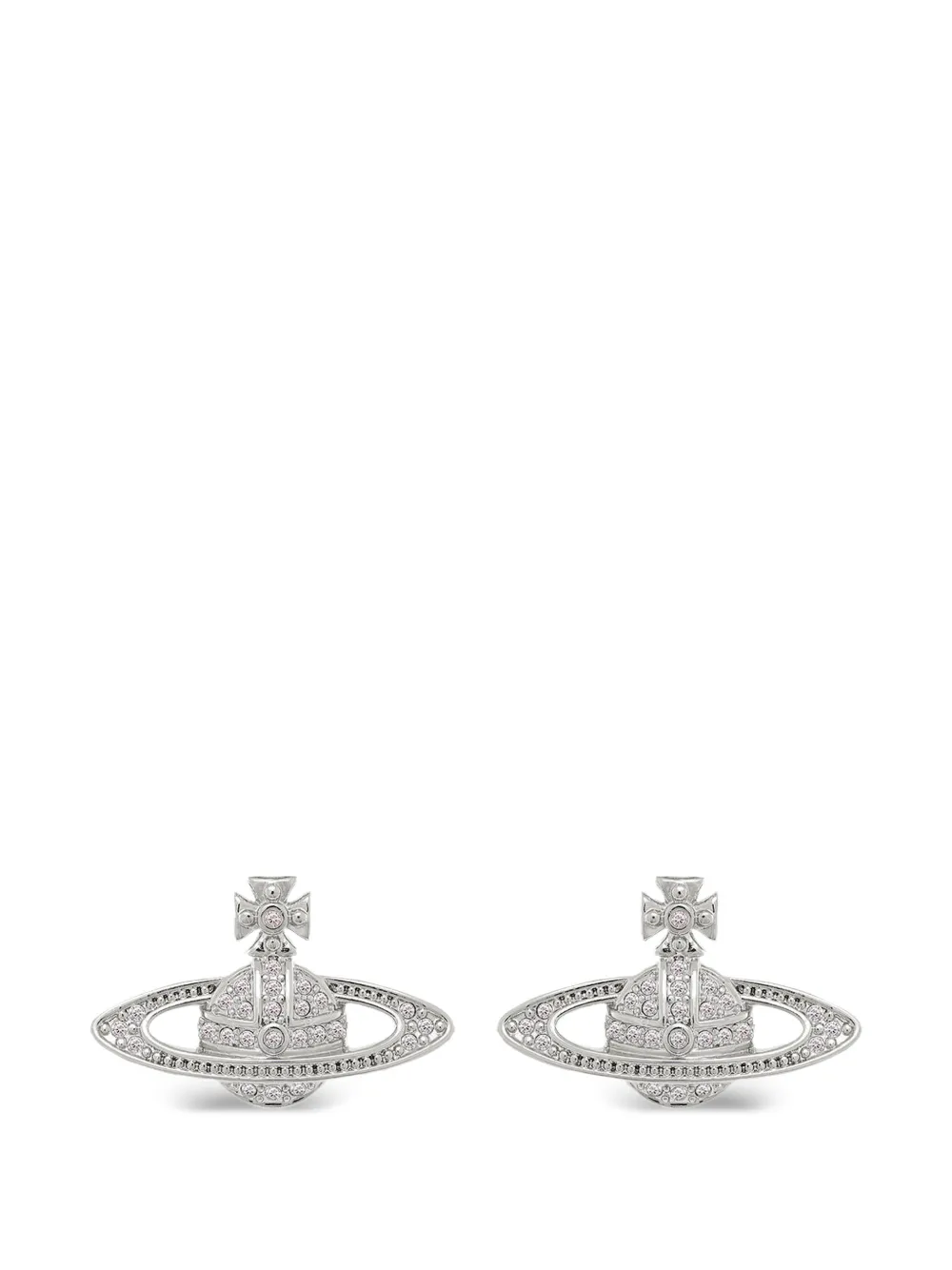 Vivienne Westwood mini Bas Relief earrings - Argento
