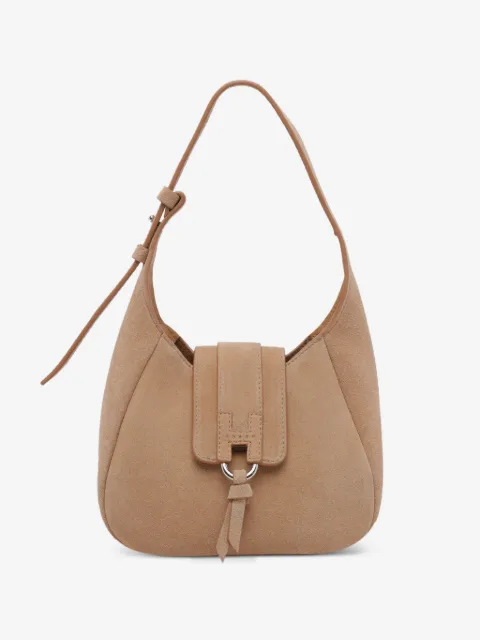 Hogan suede logo-detail mini bag