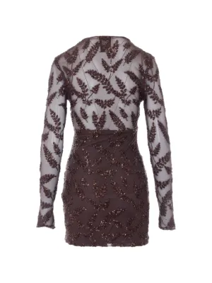 Fiorucci Velvet leopard-print Dress | Brown | FARFETCH