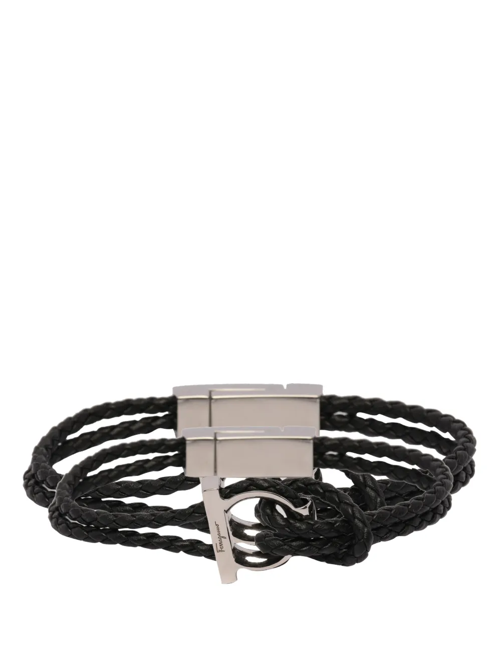 Ferragamo Gancini interlocking bracelet - Argento