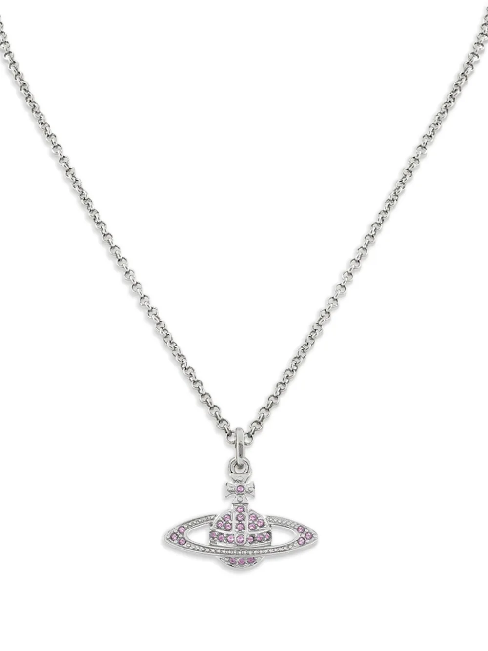 Vivienne Westwood Mini bas Relief pendant necklace - Argento