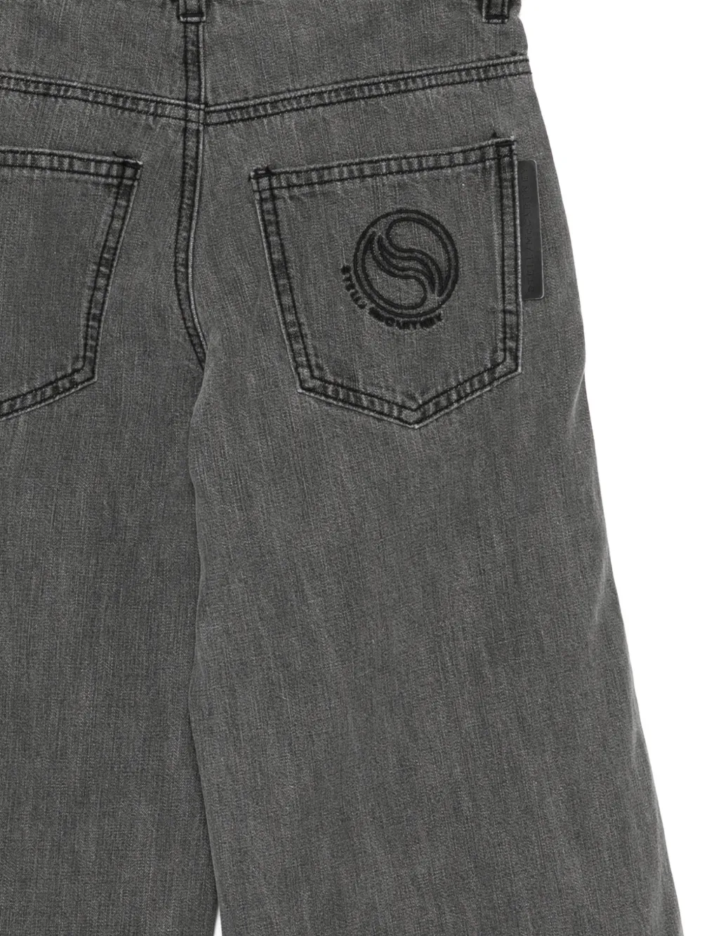 Stella McCartney Kids Straight spijkerbroek Grijs