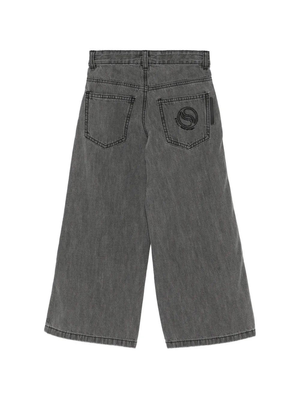 Stella McCartney Kids Straight spijkerbroek Grijs