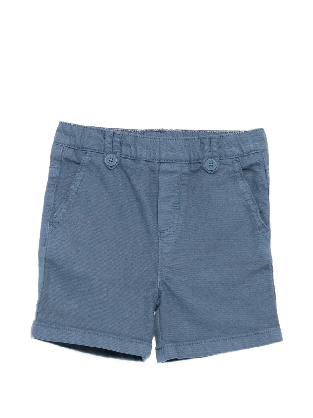 Stella McCartney Kids faux fly button shorts - Blu