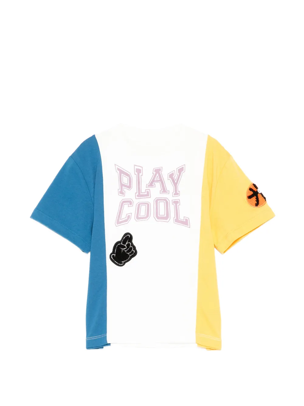 Stella McCartney Kids appliqué t-shirt - Weiß