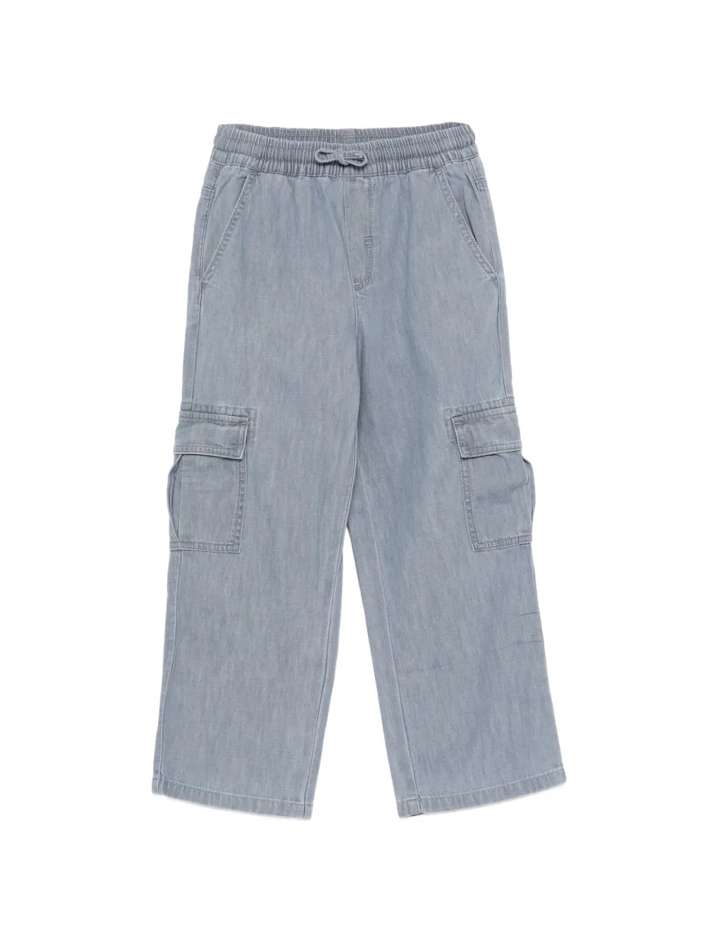 Stella McCartney Kids drawstring cargo trousers - Blu