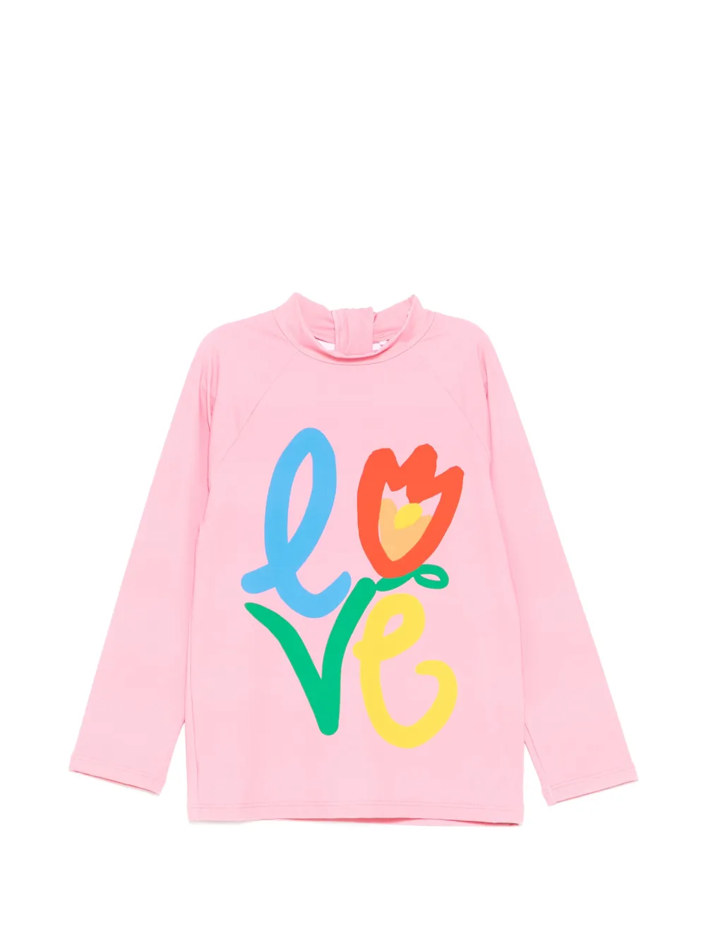 Stella McCartney Kids love motif swimwear - Rosa