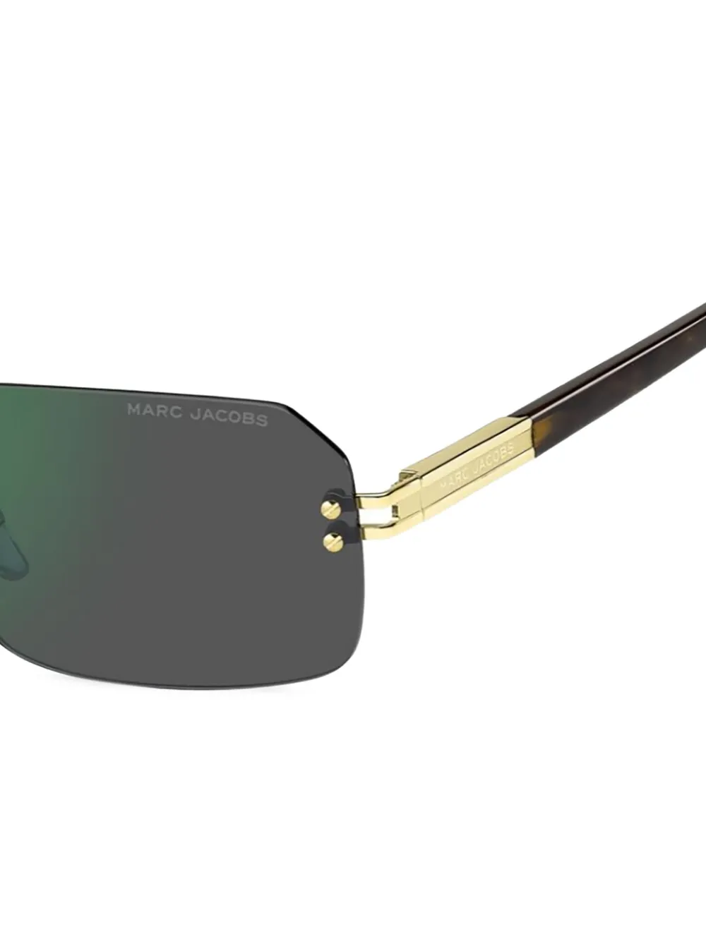 Marc Jacobs Eyewear Zonnebril met randloos montuur Goud