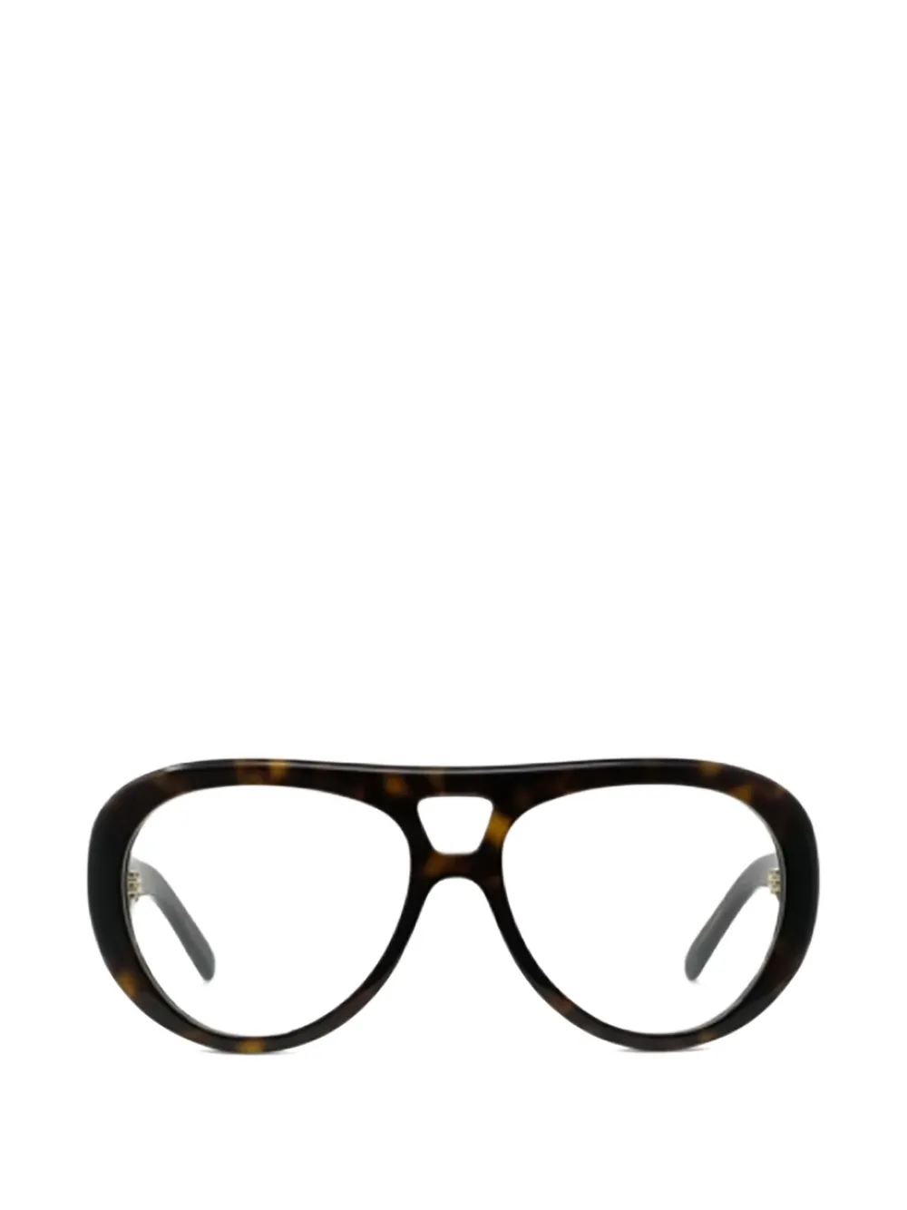 Givenchy Oval-shape Frame In Brown