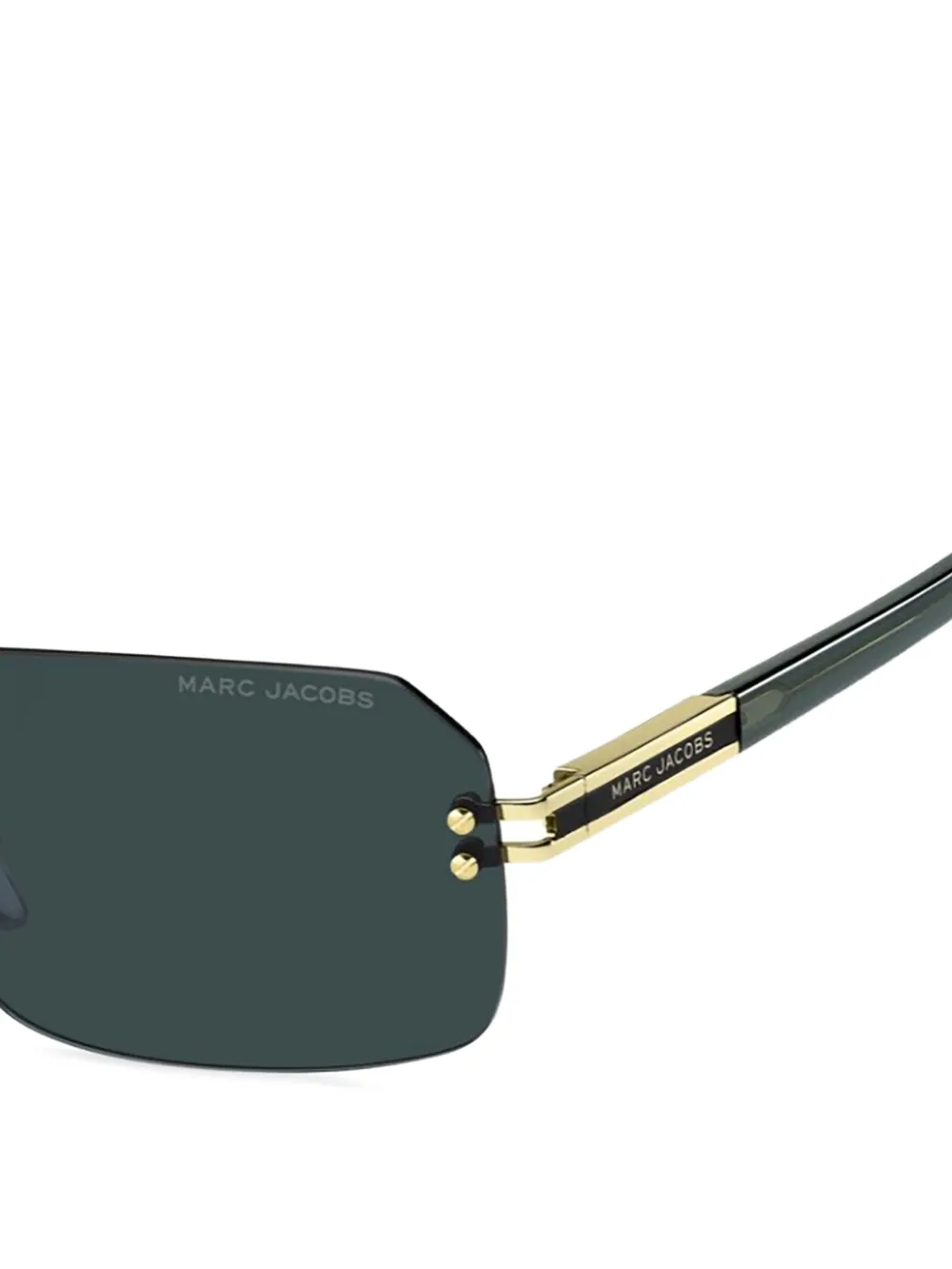 Marc Jacobs Eyewear Zonnebril met metalen montuur Goud