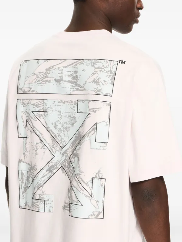 Off-White Paint Arrow Tシャツ | ピンク | FARFETCH JP