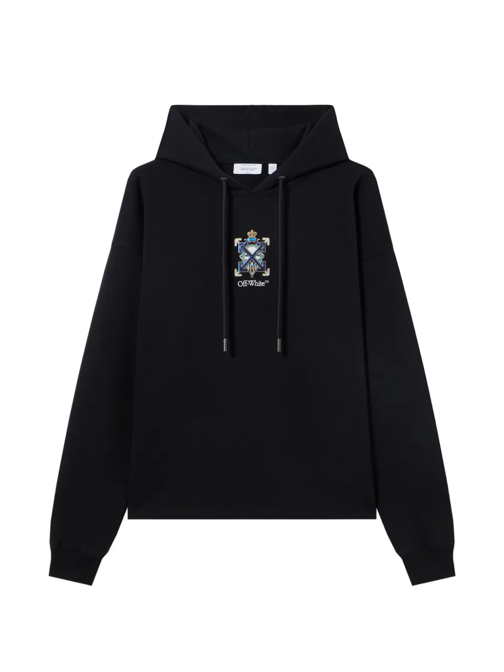 Off-White Jewel Arrow cotton hoodie - Nero