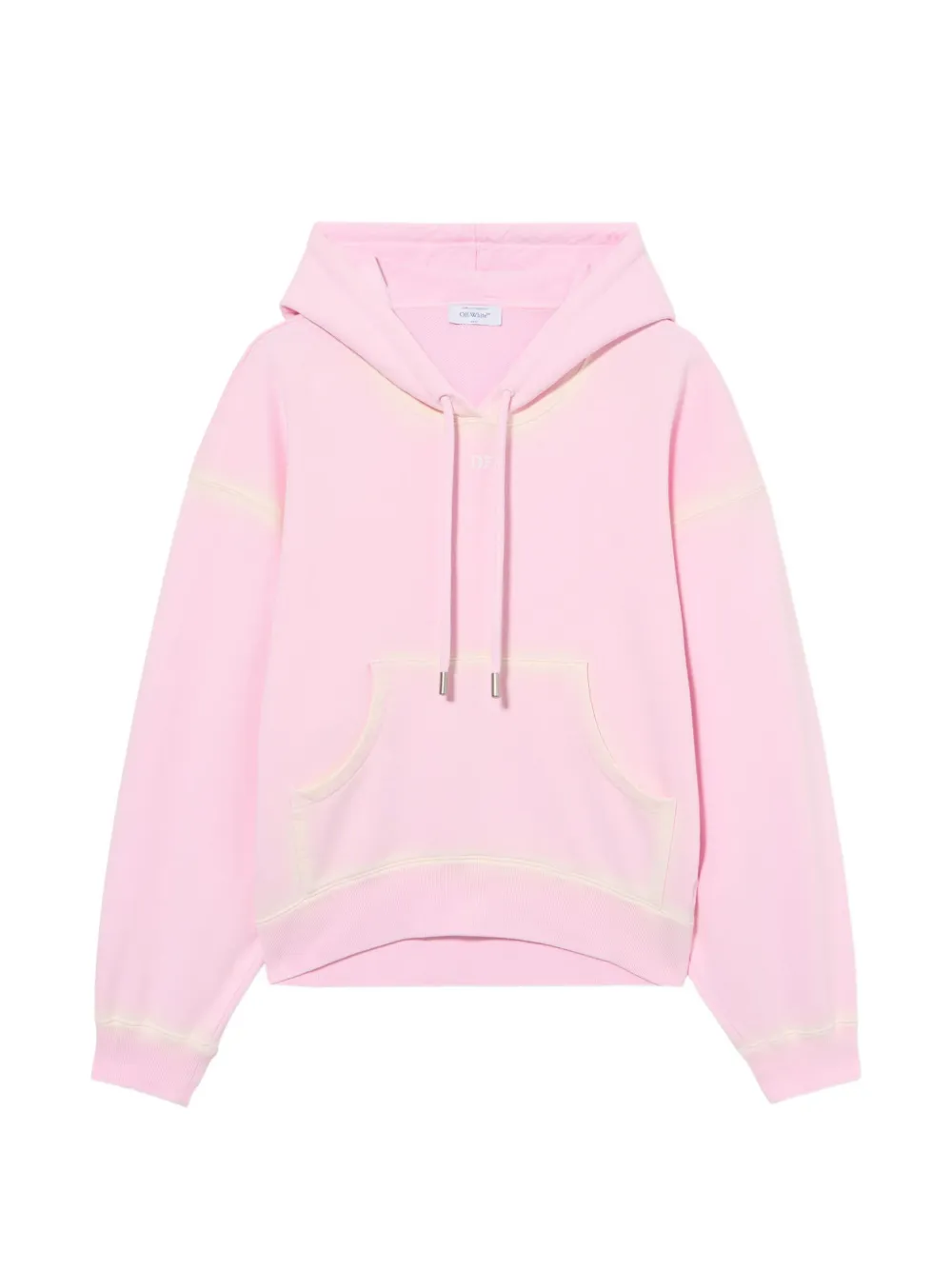 Off-white Spray Off Stamp Hoodie In Pink