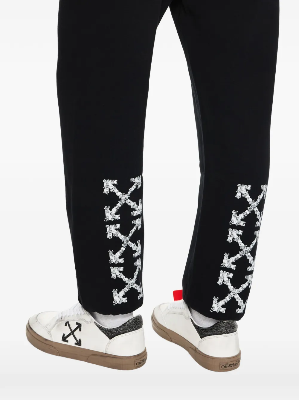 Off-White Heraldic Arrow trainingsbroek met manchetten Wit