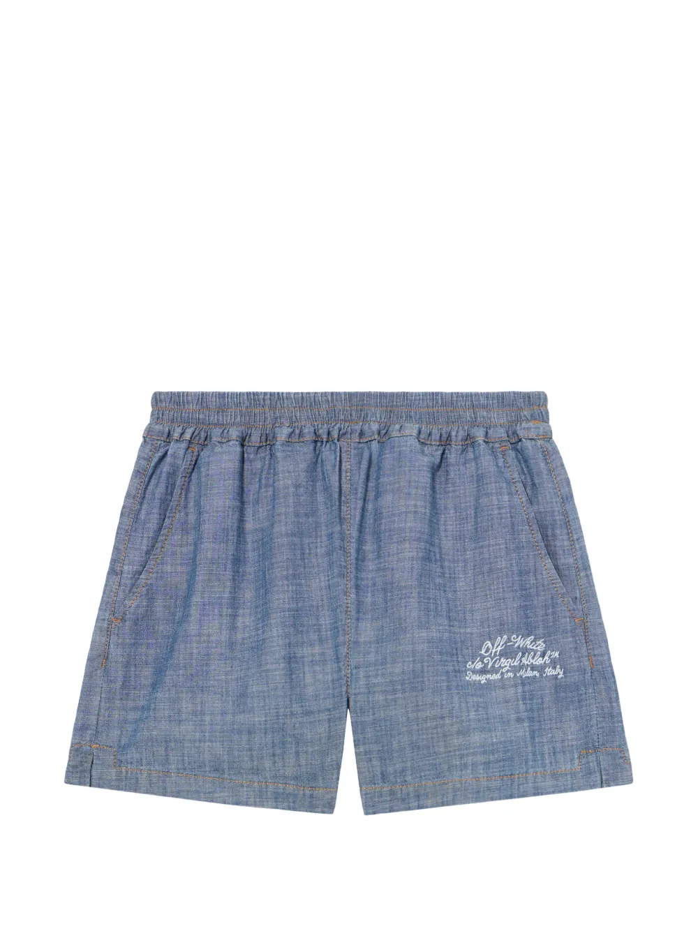 Off-White Shorts denim - Blu