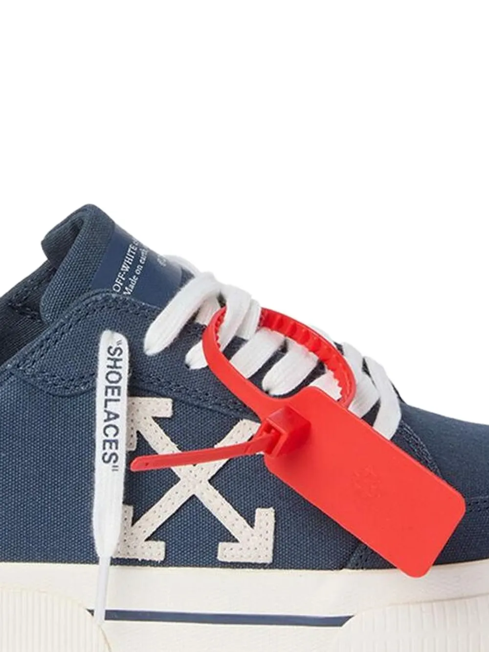 Off-White Vulcanized low-top sneakers Blauw
