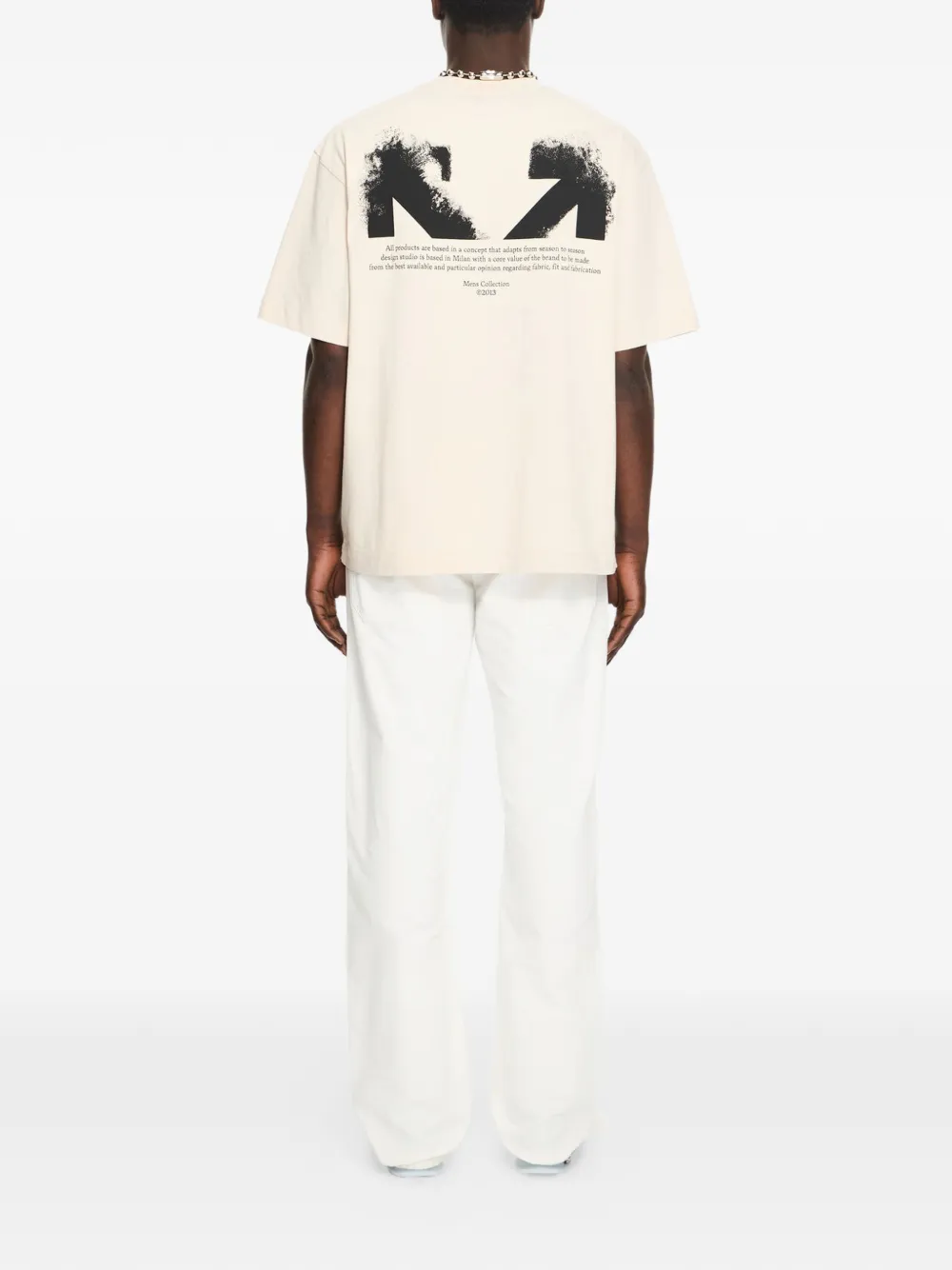 Off-White Half Arrow Skate Tシャツ | ニュートラル | FARFETCH JP