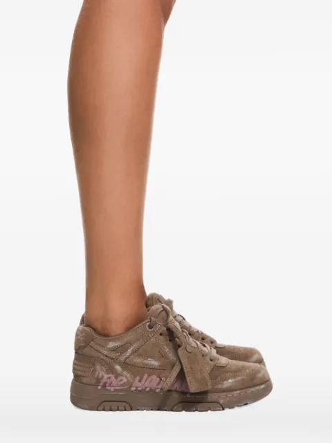 Off-White Out Of Office For Walking suede sneakers