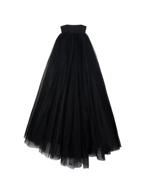 Off-White strapless tulle dress