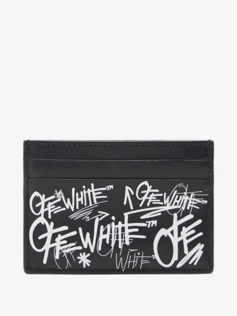 Off-White tarjetero con logo estampado