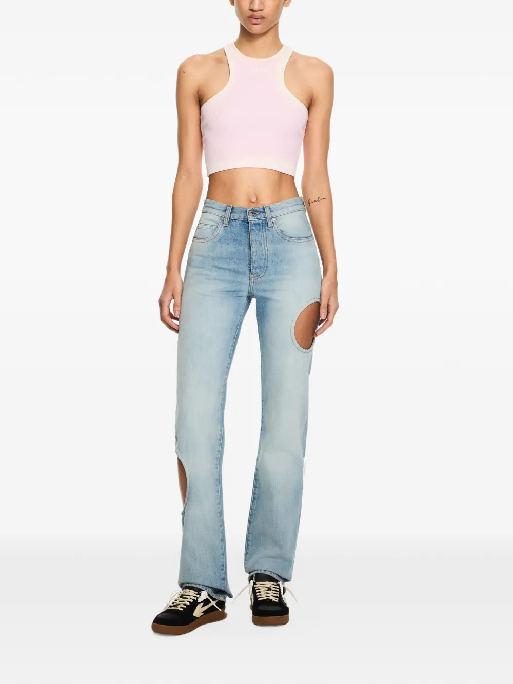 Off-White New Meteor jeans Blauw
