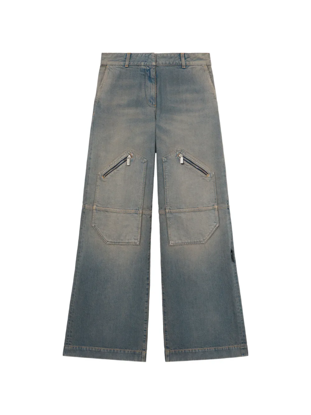 Off-White Jeans con zip - Blu