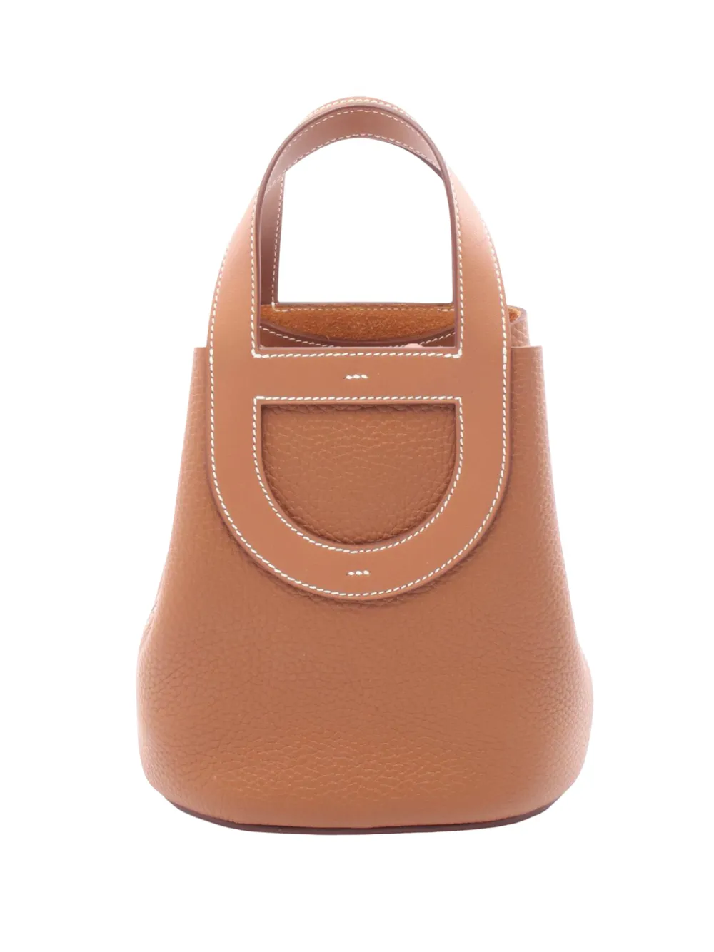 Hermès Pre-Owned 2023 Clemence and Swift In The Loop 18 handbag - Marrone
