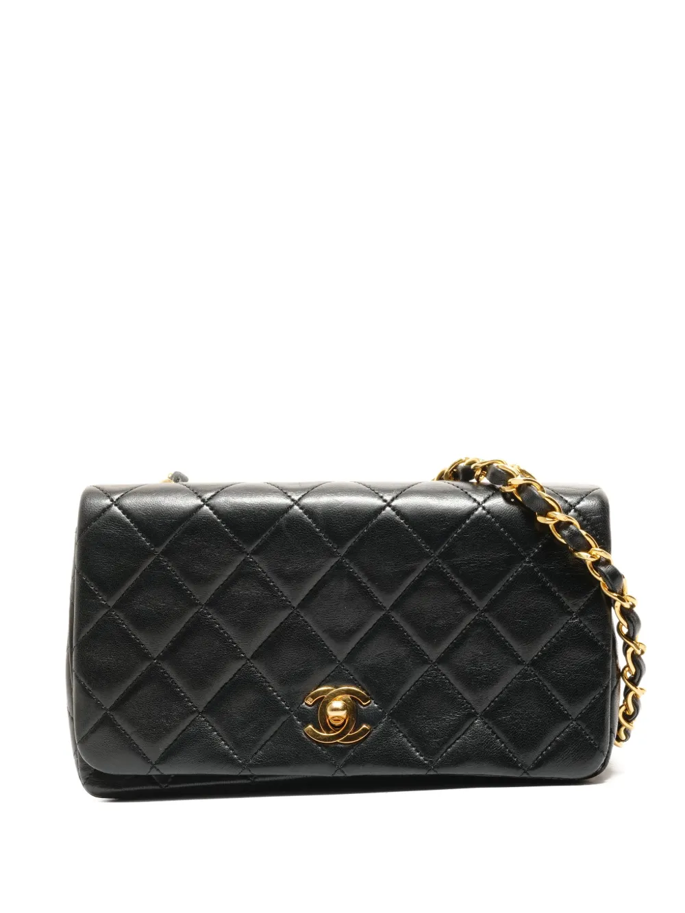 CHANEL Pre-Owned 1989-1991 mini diamond-quilting shoulder bag - Nero