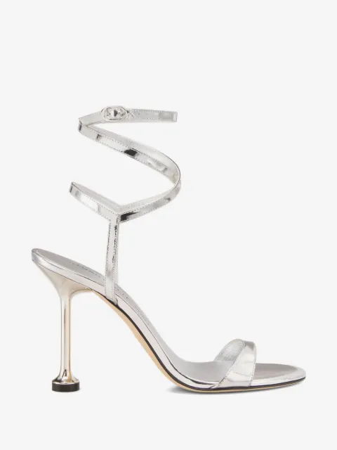 Stuart Weitzman Nudistini Wrap ankle-strap heeled sandals