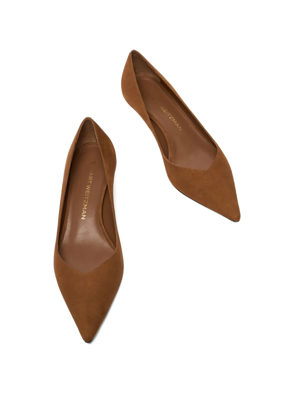 Stuart Weitzman Eva pointed pumps Bruin