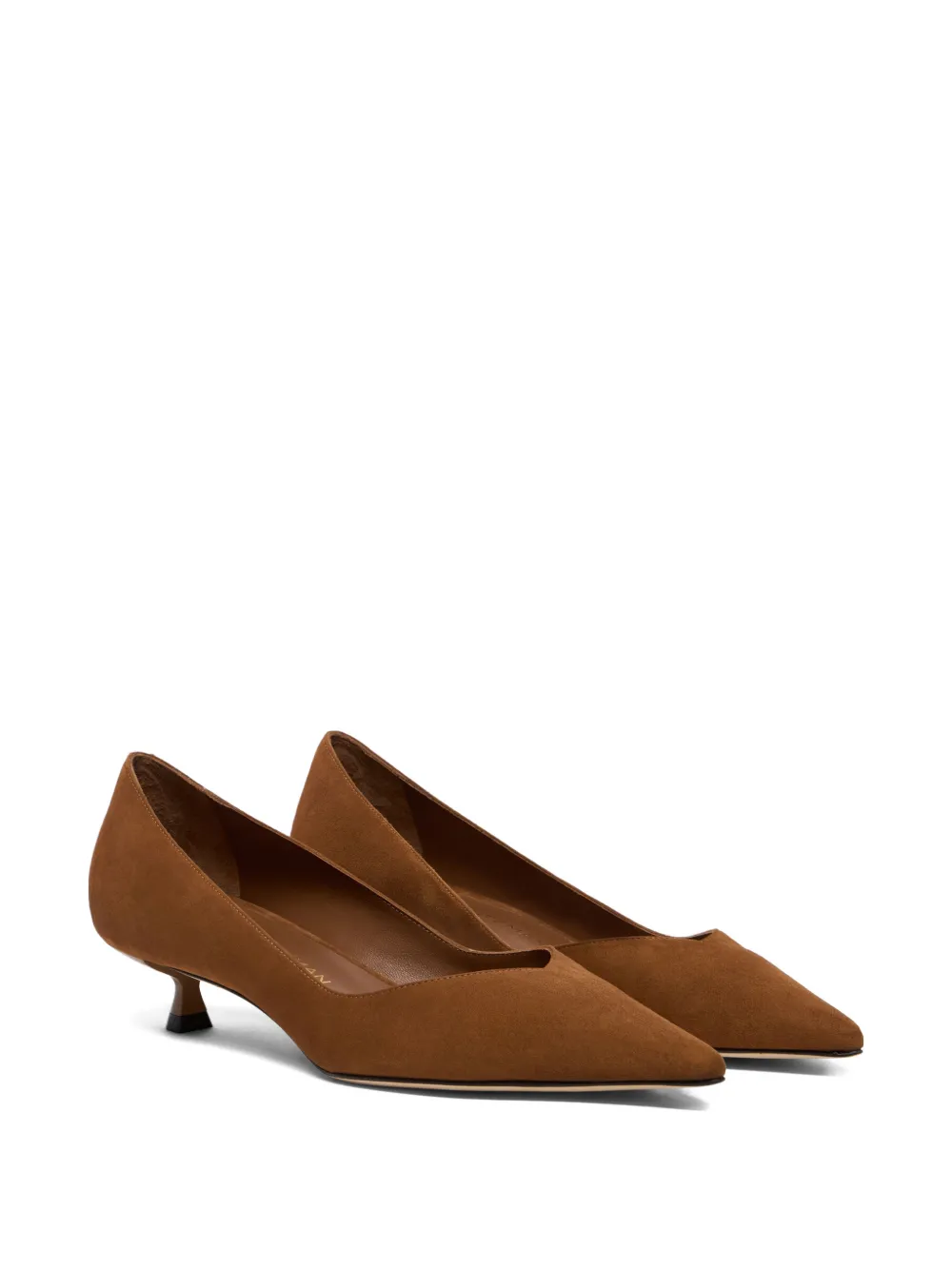 Stuart Weitzman Eva pointed pumps Bruin