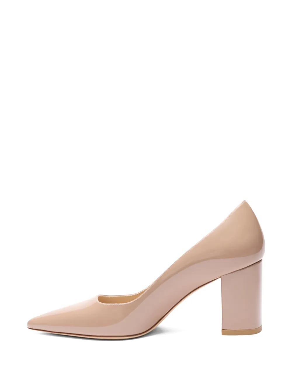 Stuart Weitzman Power block pointed pumps Beige