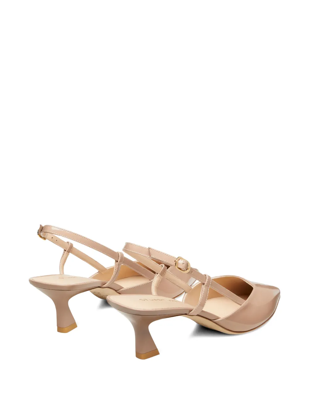 Stuart Weitzman Vinnie pointed-toe pumps Beige