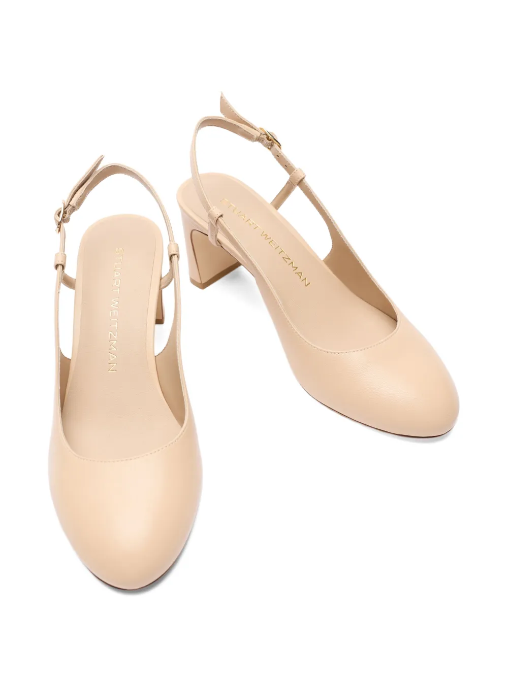 Stuart Weitzman Babette sling-back pumps Beige