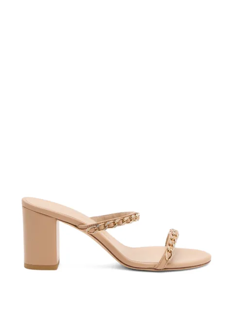Stuart Weitzman Soluxe crystal-chain strap sandals