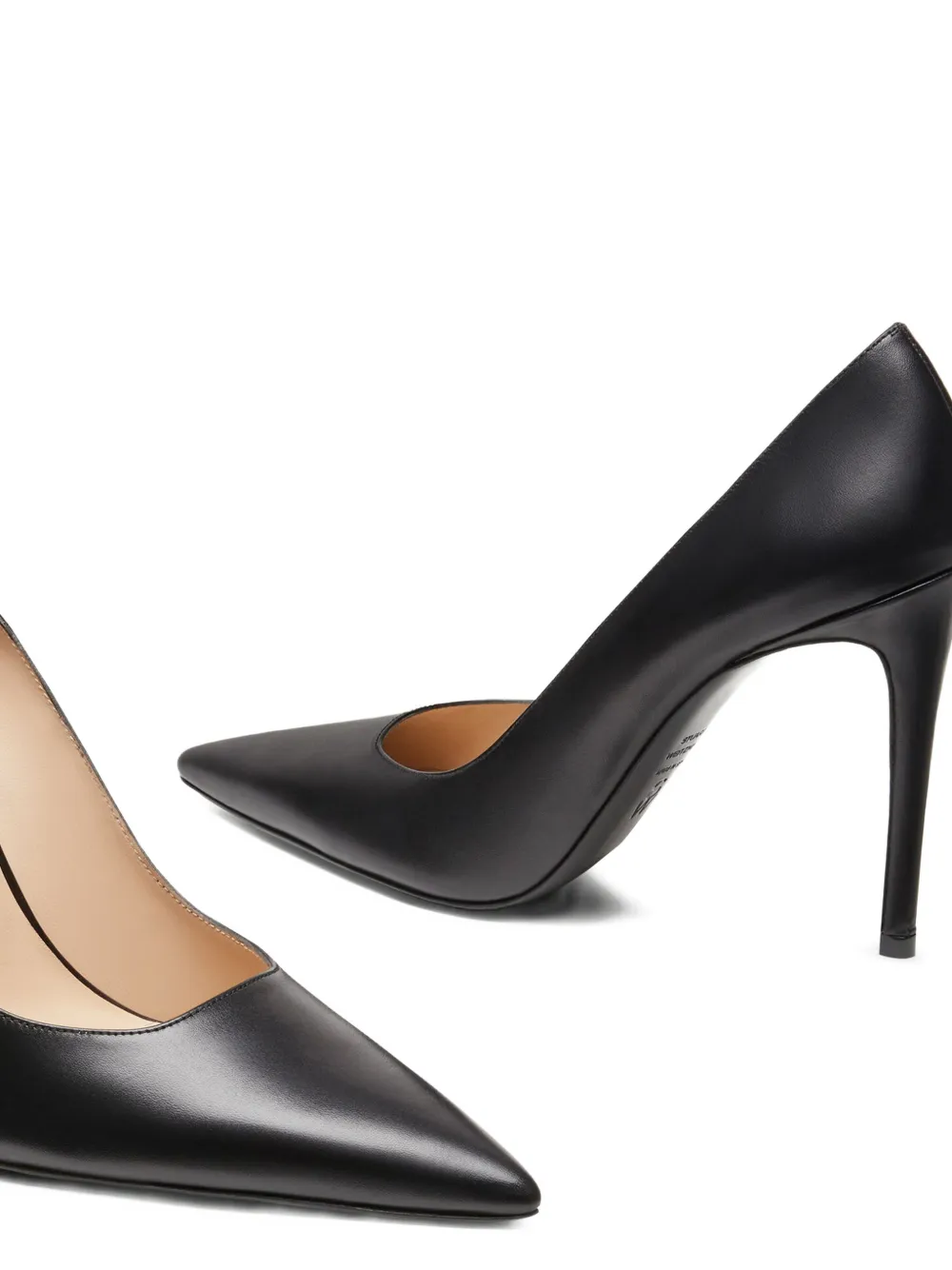 Stuart Weitzman Power pointed-toe pumps Zwart