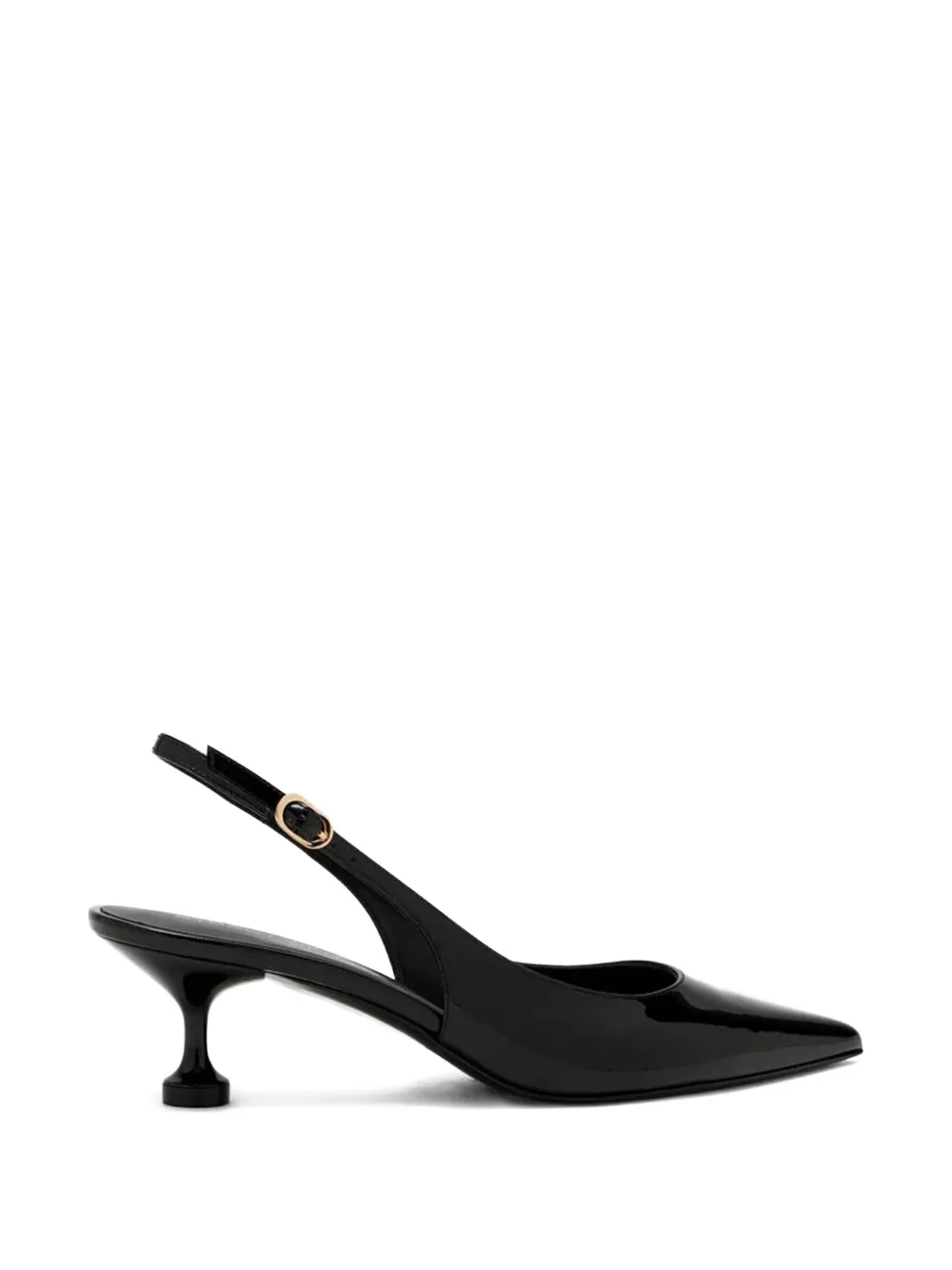 Stuart Weitzman Eva pointed slingback pumps Zwart