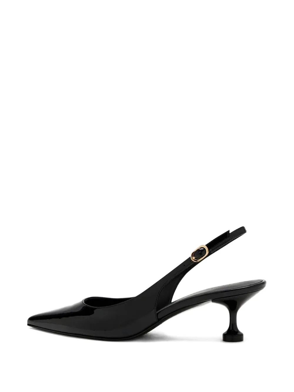 Stuart Weitzman Eva pointed slingback pumps Zwart