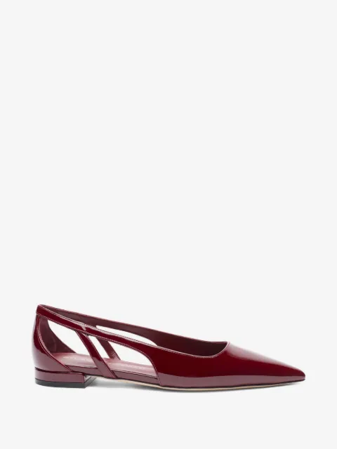 Stuart Weitzman cut-out ballet flats