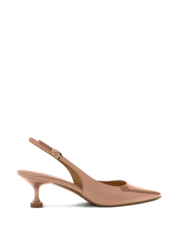 Stuart Weitzman Pointed Slingback Pumps in Neutrals