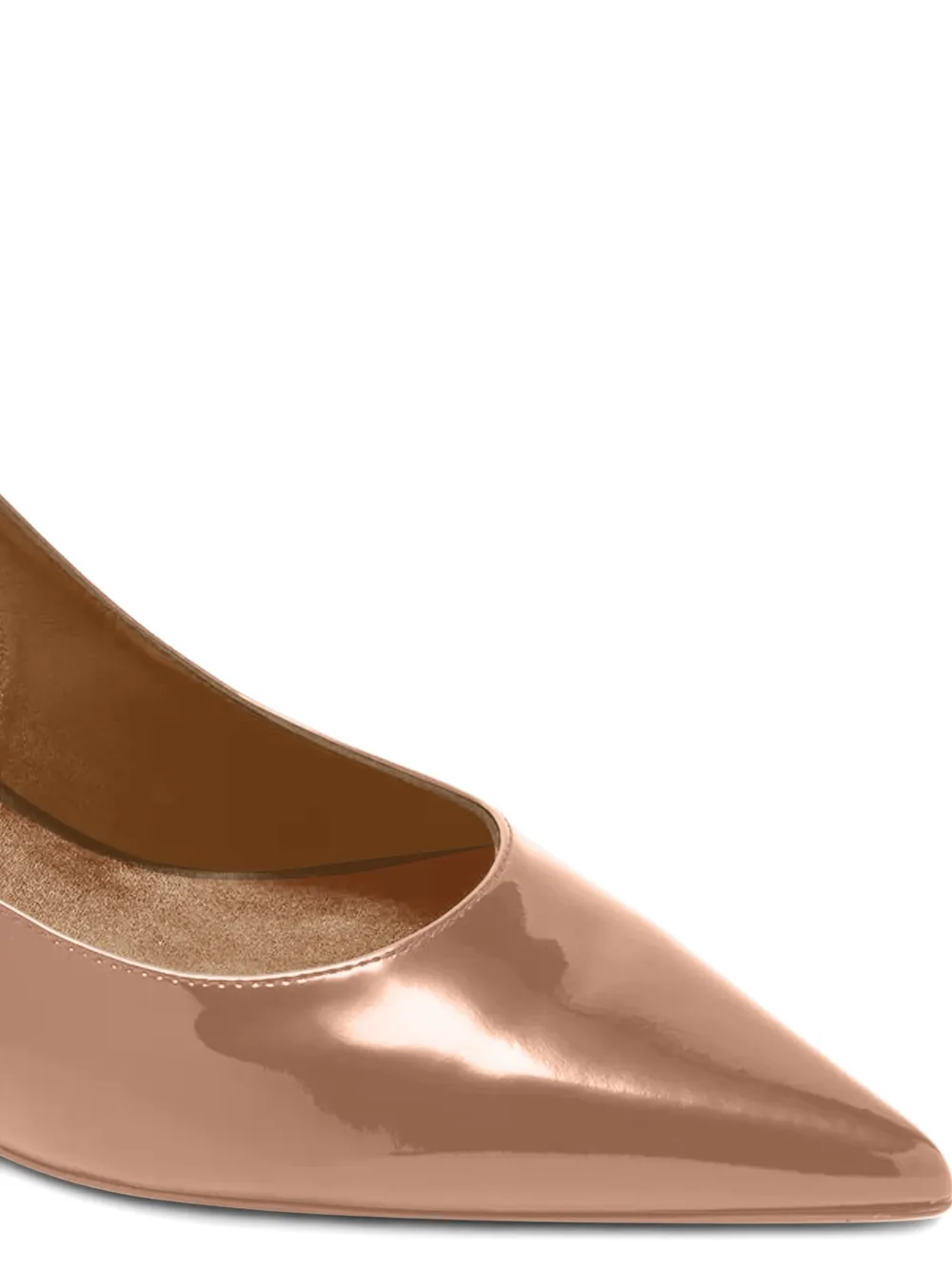 Stuart Weitzman pointed slingback pumps Beige