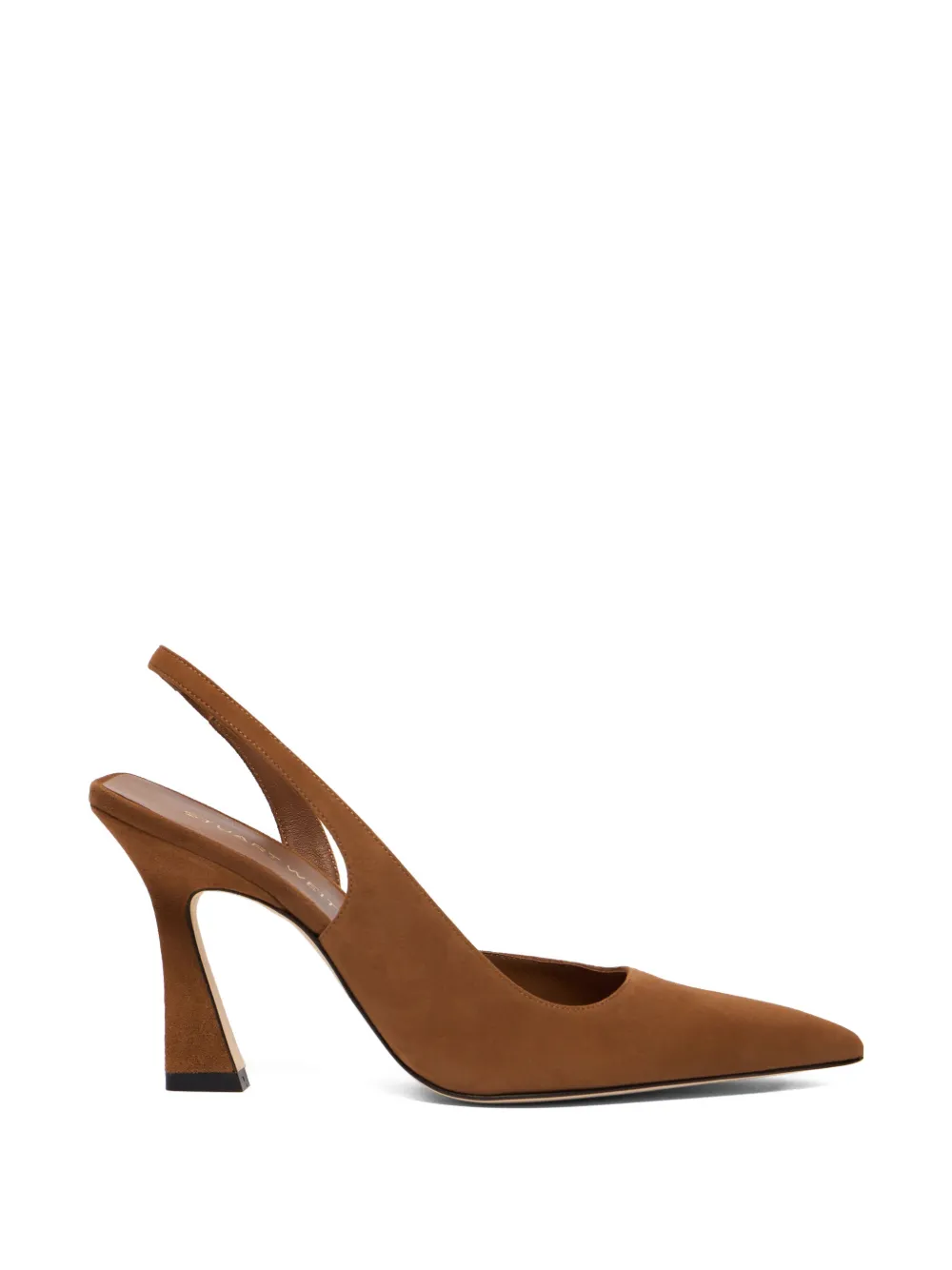 Stuart Weitzman Vinnie D'orsay slingback heeled pumps Bruin