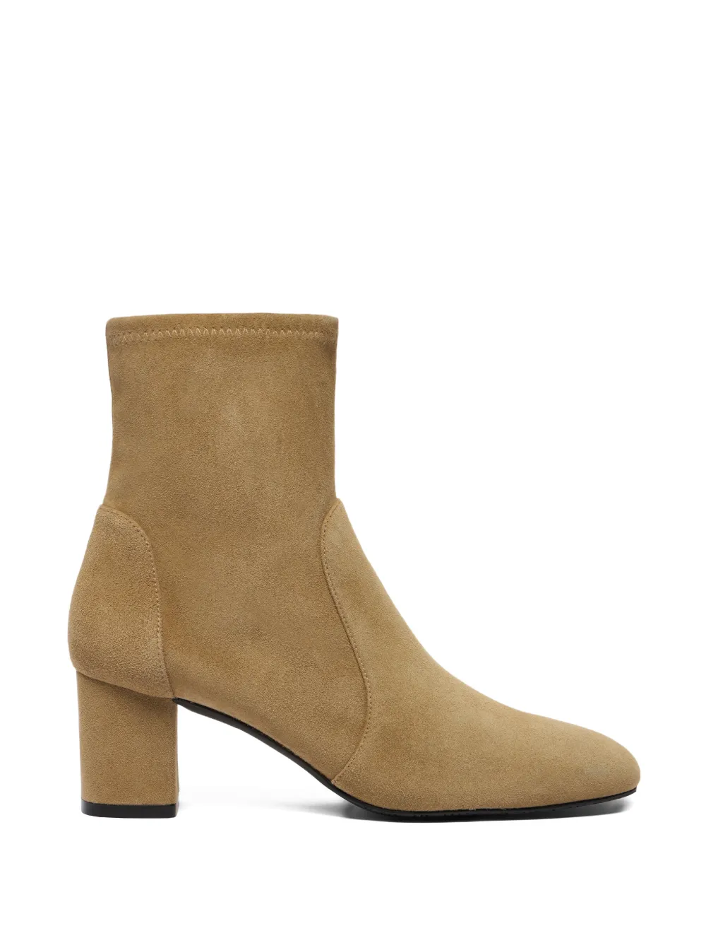 Stuart Weitzman Lucie almond toe booties Beige
