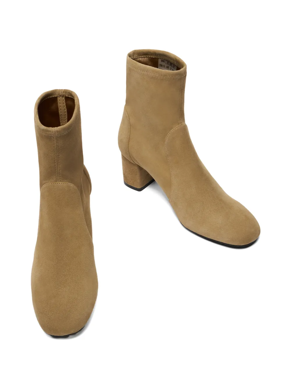 Stuart Weitzman Lucie almond toe booties Beige