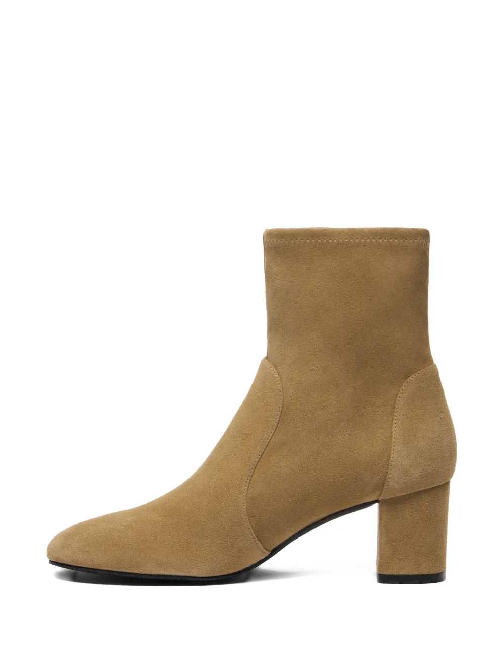 Stuart Weitzman Lucie almond toe booties Beige