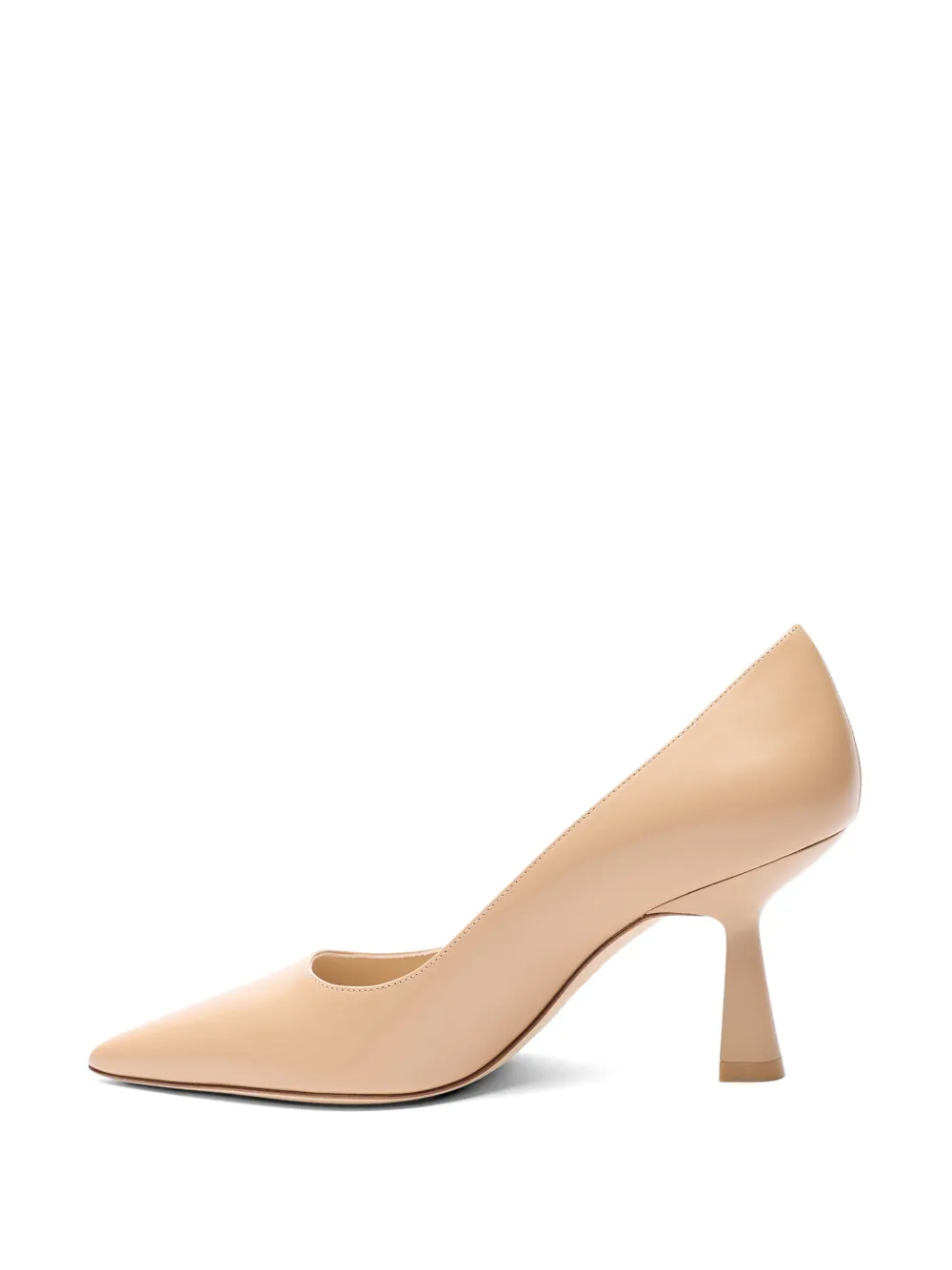 Stuart Weitzman Pumps met puntige neus Beige