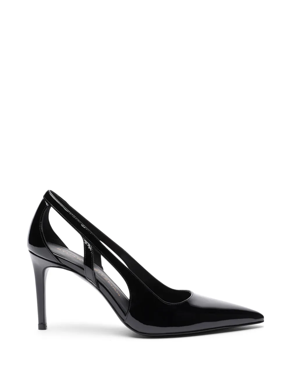 Stuart Weitzman Pumps met puntige neus Zwart