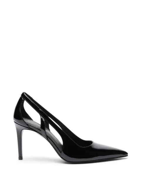 Stuart Weitzman cut-out pointed pumps