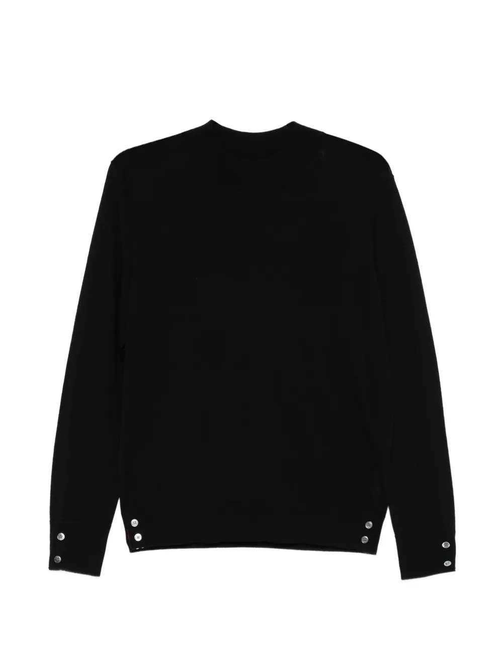 IVORY PARIS buttoned long-sleeve sweater - Nero