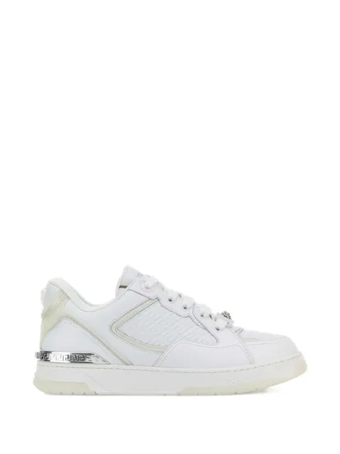 Versace white leather sneakers 